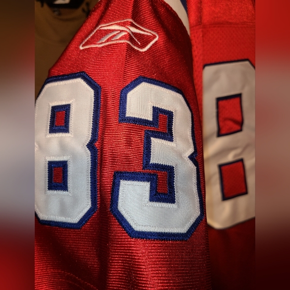 New England Patriots Wes Welker red throwback Jersey Men's 54 - Picture 4 of 5